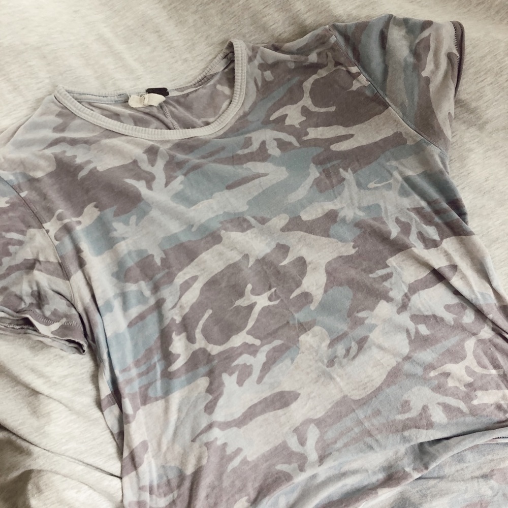 Free People Camo Tee